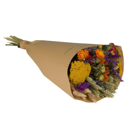Droogbloemen boeket – Field Bouquet Large Orange – 60 cm – Rustieke & kleurrijke decoratie