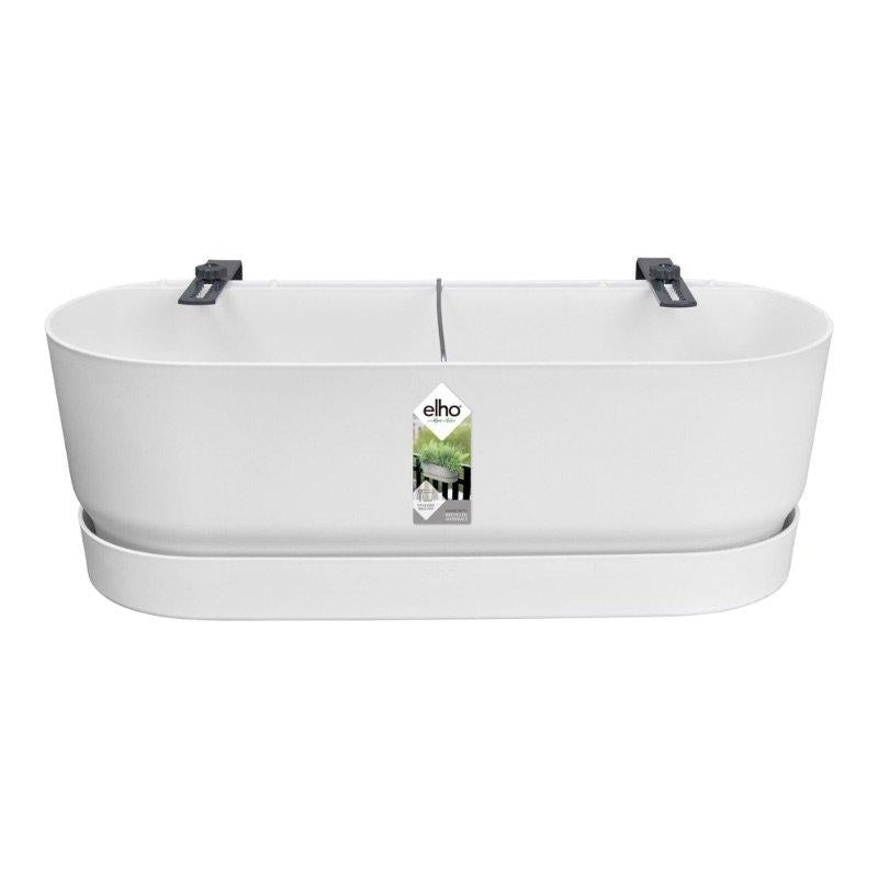 Witte Balkon Plantenbak Elho Greenville Easy Ø25cm – Duurzame Kunststof Bloempot