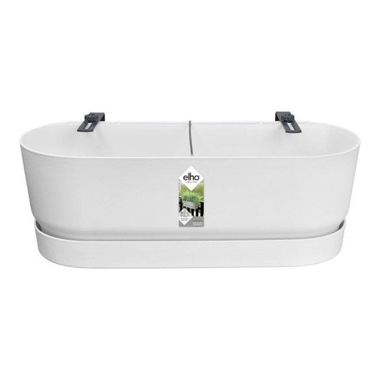 Witte Balkon Plantenbak Elho Greenville Easy Ø25cm – Duurzame Kunststof Bloempot